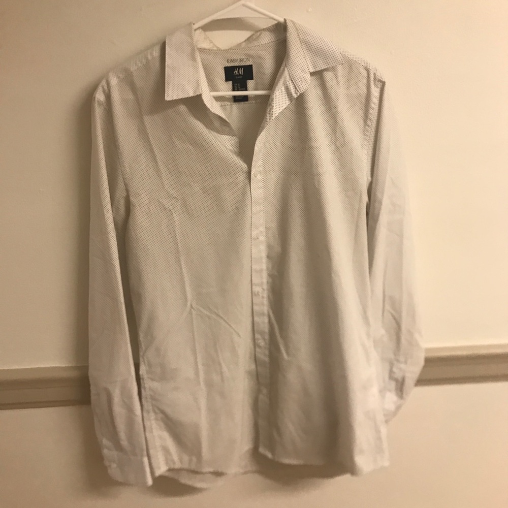H&M Polka Dot Casual Button-Down